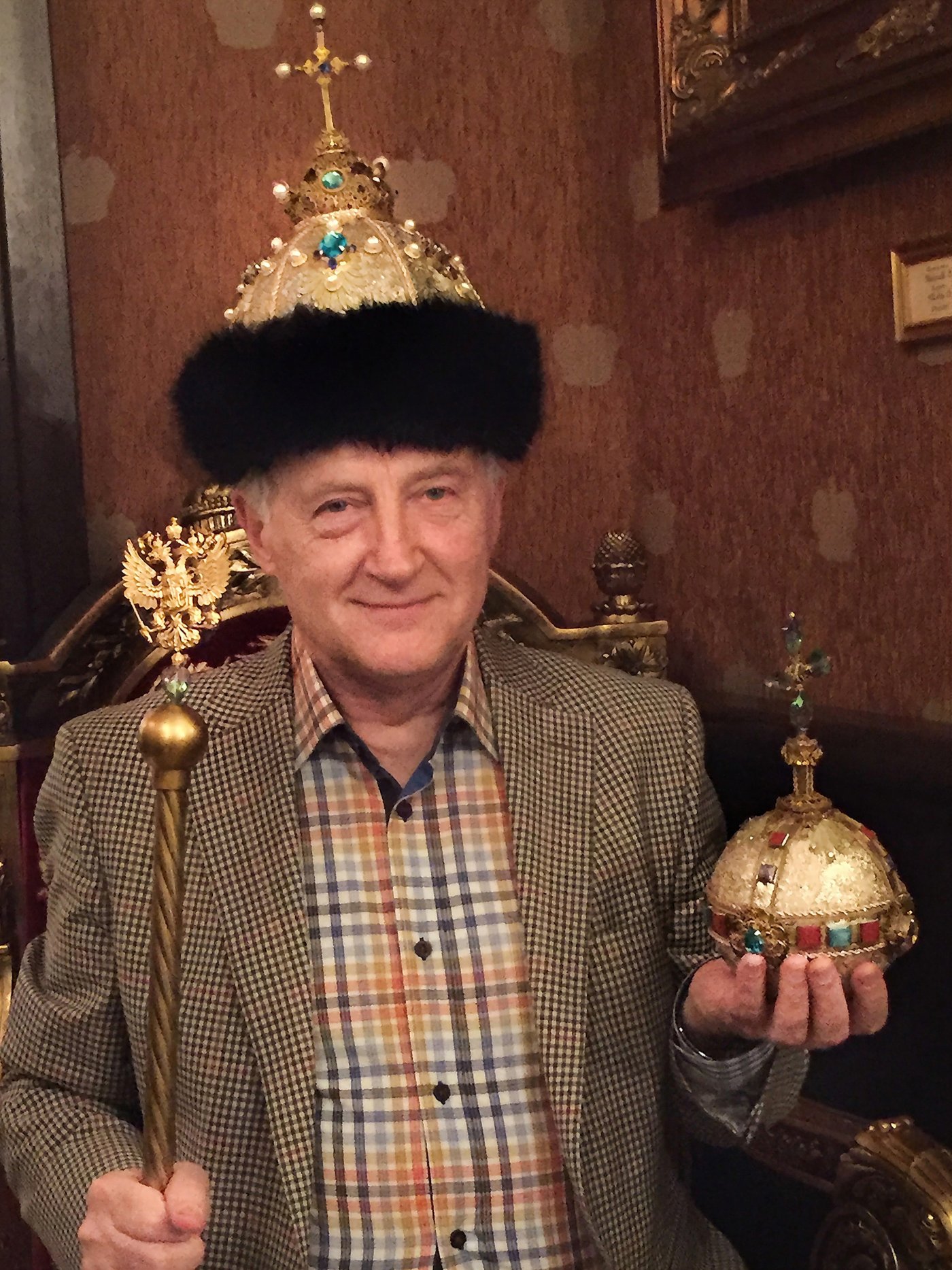 Boris Kuschnir at the Restaurant "Zar" in Moscow