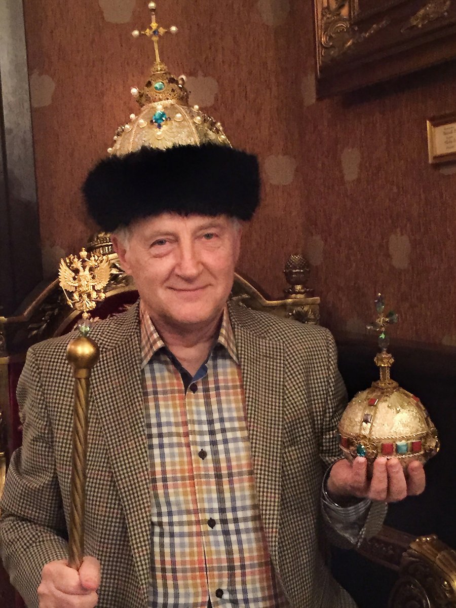Boris Kuschnir at the Restaurant "Zar" in Moscow