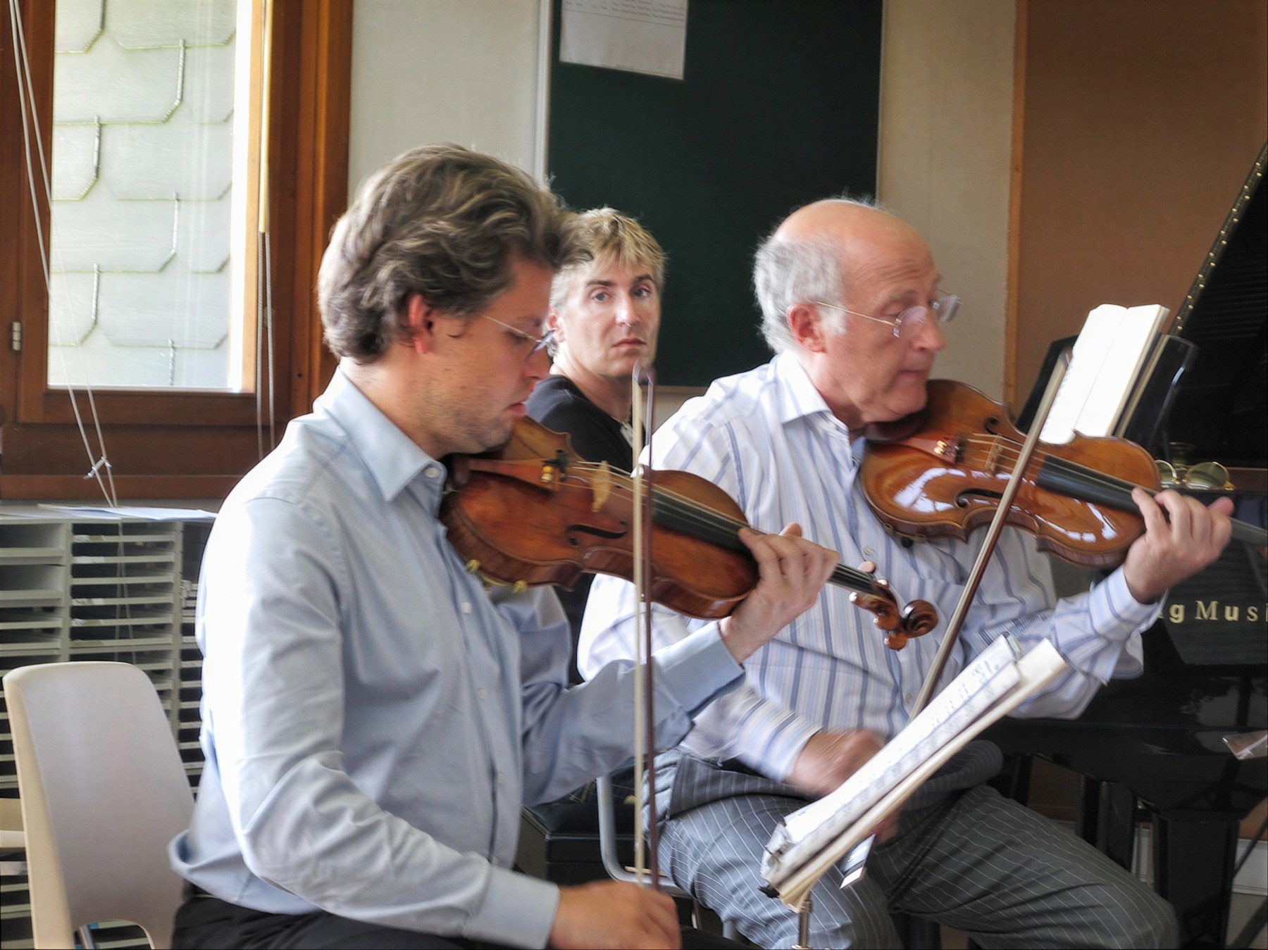 Verbier Festival 2009, Rehearsal – Rachlin, Thibaudet, Kuschnir