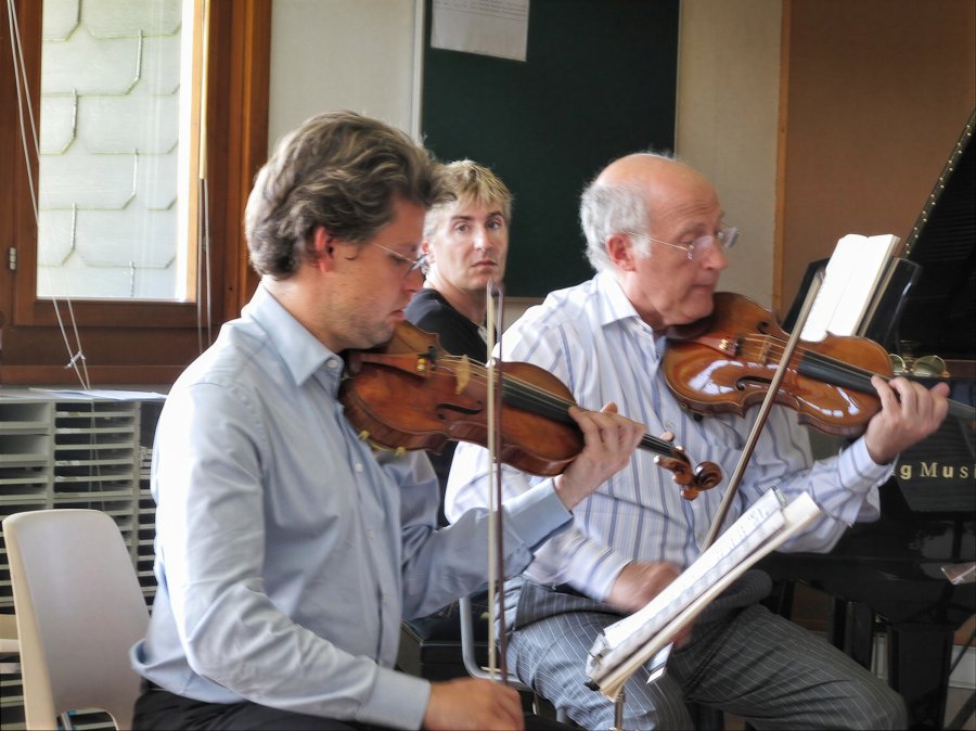 Verbier Festival 2009, Rehearsal – Rachlin, Thibaudet, Kuschnir