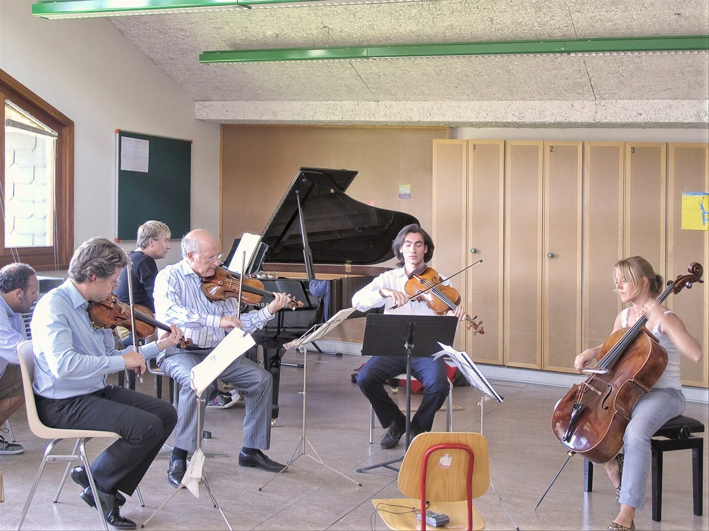Verbier Festival 2009, Rehearsal – Rachlin, Thibaudet, Kuschnir, Carpenter, Gabette