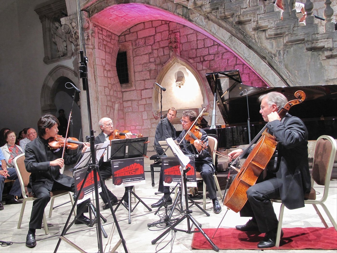 Fumiaki Miura, Boris Kuschnir, Stefan Vladar, Julian Rachlin, Torleif Thedéen