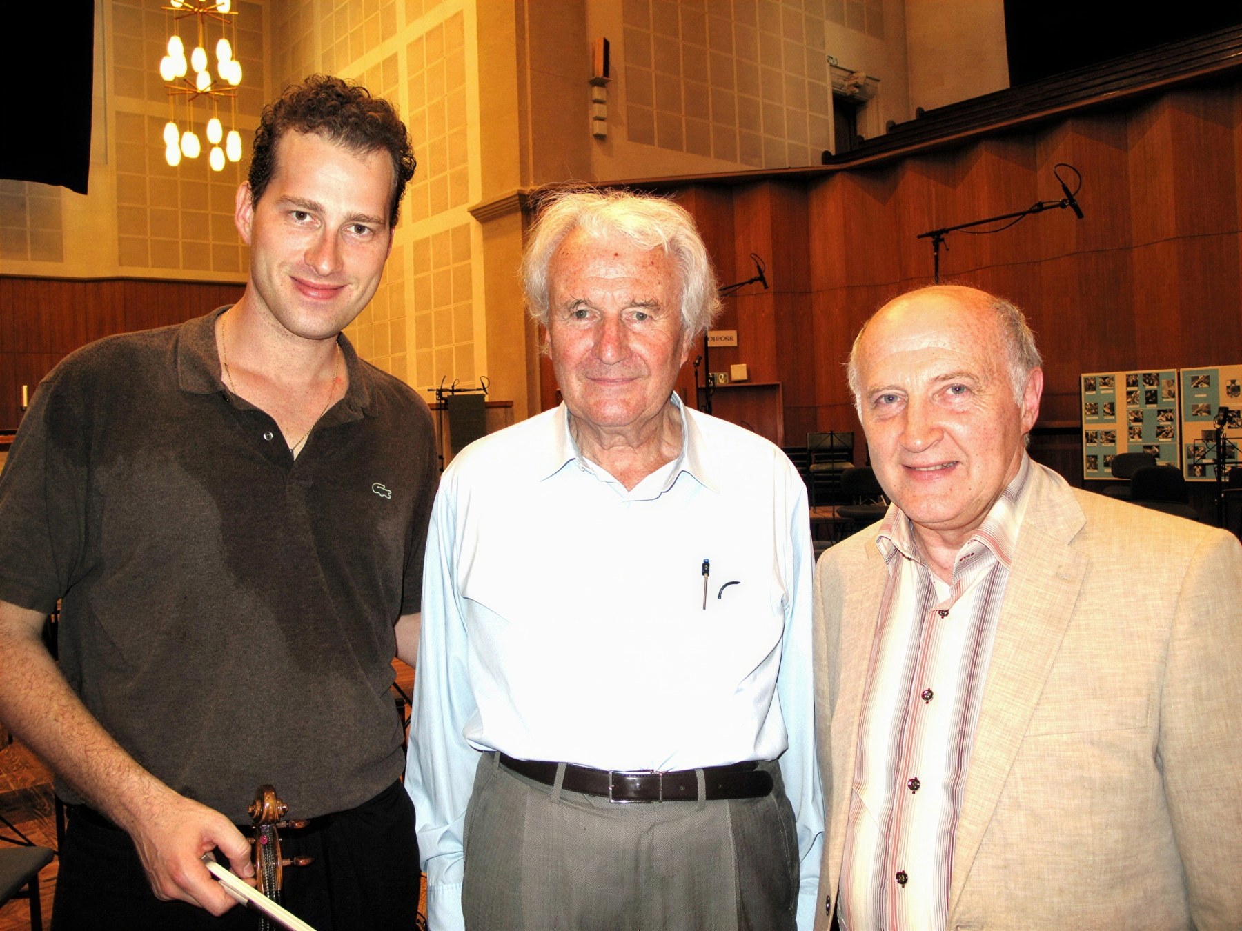 Nikolaj Znaider, Sir Colin Davis, Boris Kuschnir