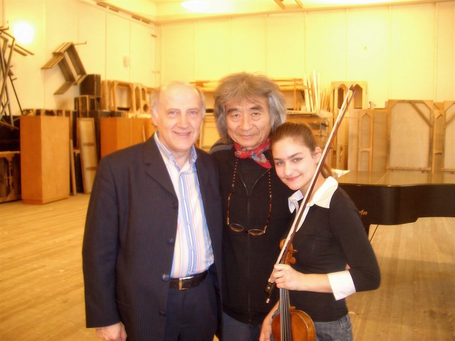 Boris Kuschnir, Seiji Ozawa, Alexandra Soumm