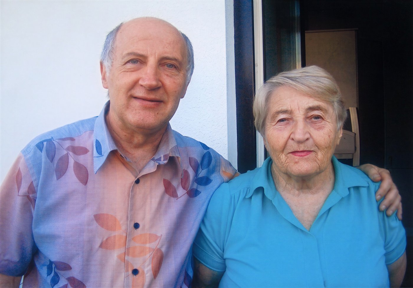 Boris Kuschnir and his mother