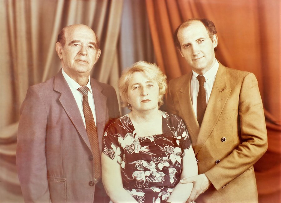 Isaak Kuschnir, Clavdia Zekel, Boris Kuschnir