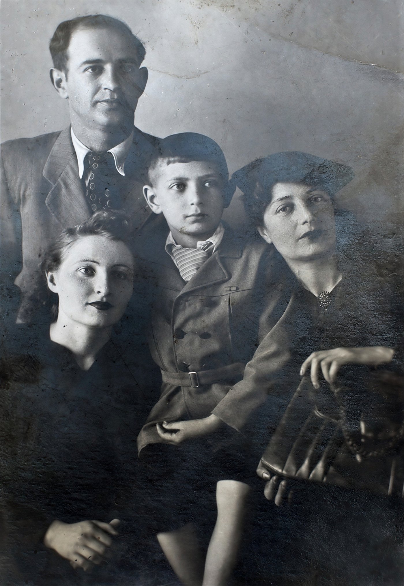 Parents with Aunt and Cousin