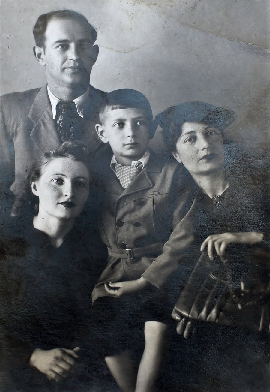 Parents with Aunt and Cousin