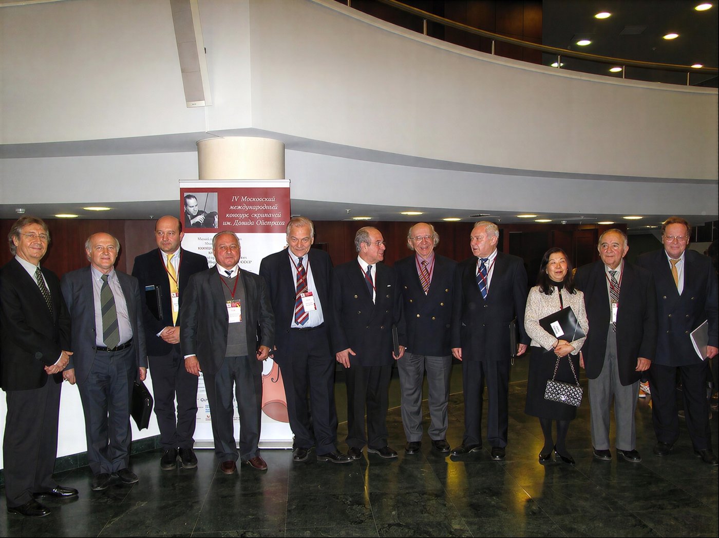Jury of the Moscow International David Oistrakh Violin Competition 2010