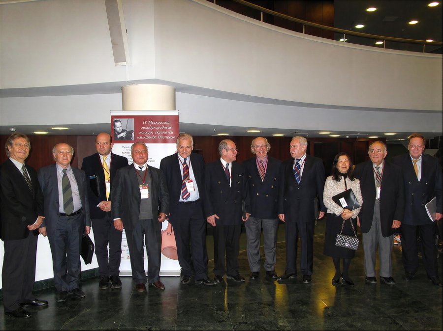 Jury of the Moscow International David Oistrakh Violin Competition 2010