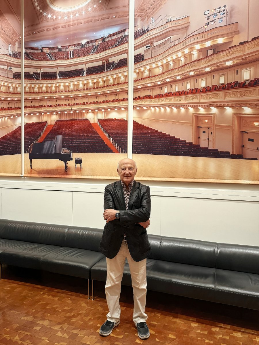 Carnegie Hall, during rehearsals