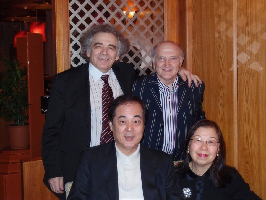 Prof. Bron, Prof. Kuschnir, Prof. Hori, Prof. Tatsumi – 3rd TOHO String Seminar, Tokyo 2011