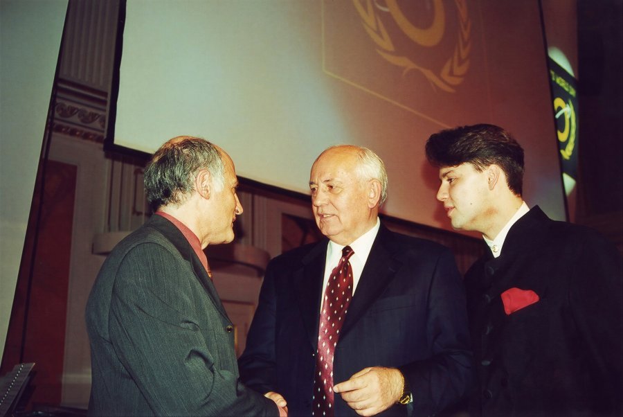 Boris Kuschnir, President Michail Gorbatschew, Julian Rachlin