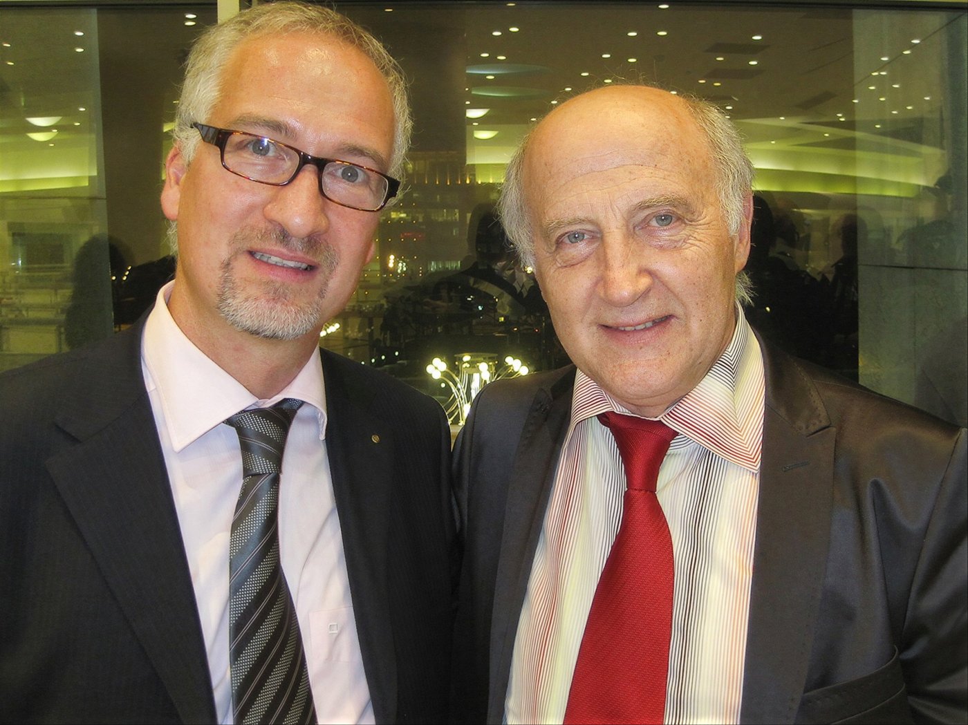 Frank Reich, President of EMCY and Boris Kuschnir