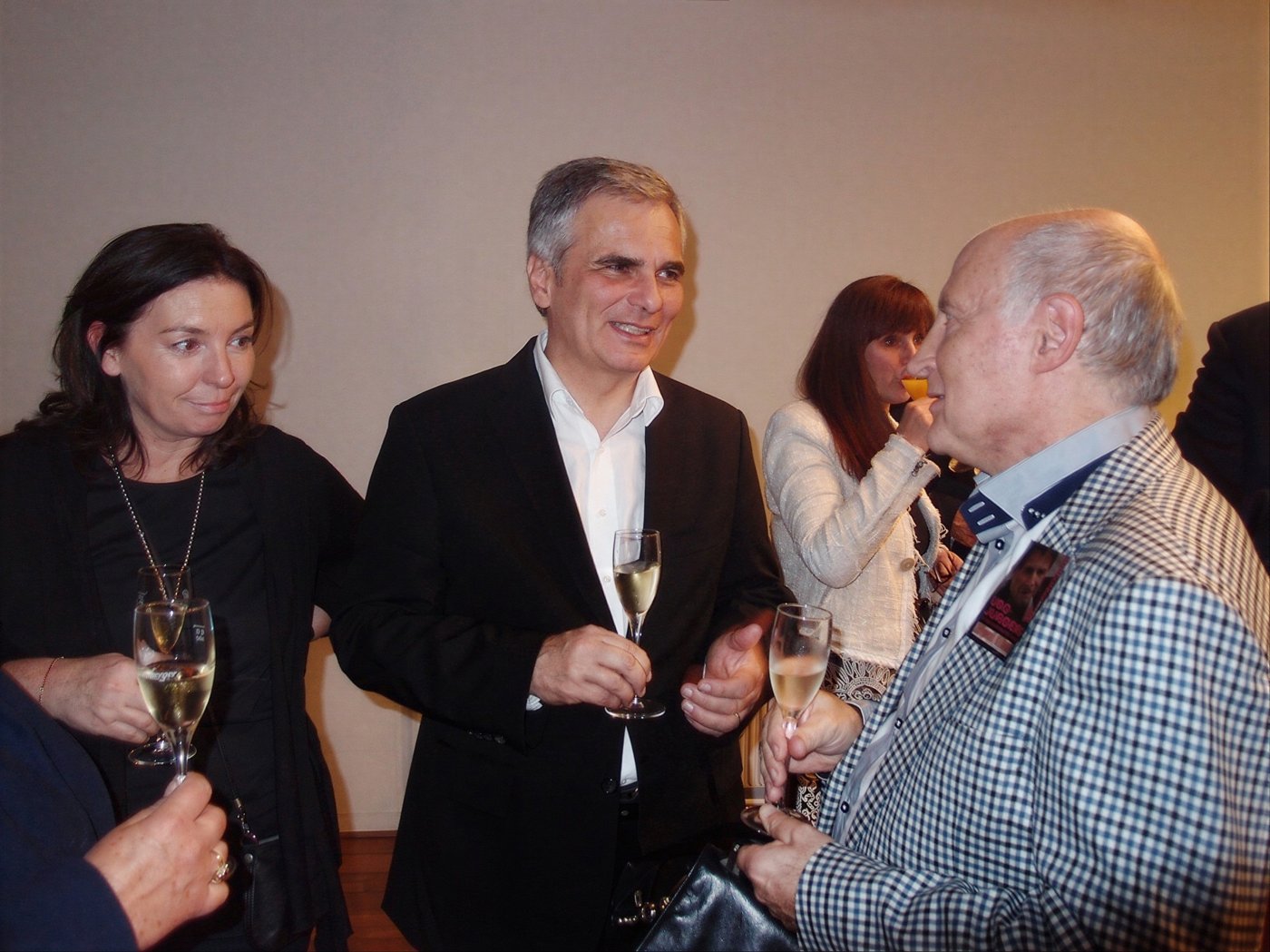Martina Ludwig-Faymann, Werner Faymann (Chancellor of Austria), Boris Kuschnir