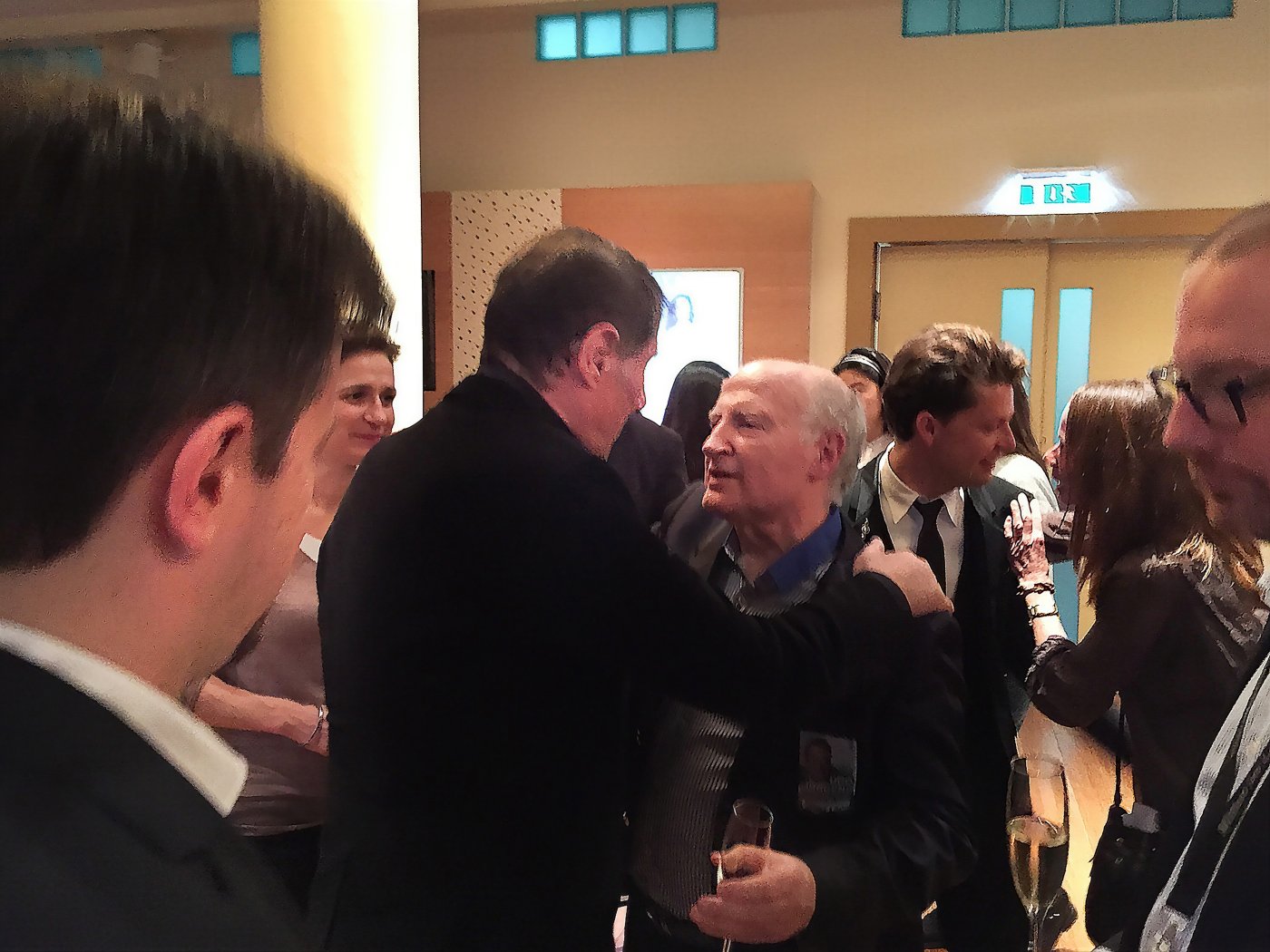 Udo Jürgens (after his last concert in Vienna), Boris Kuschnir
