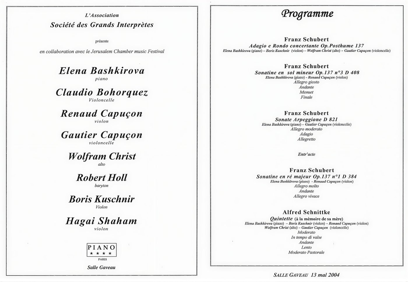 Poster & Programme