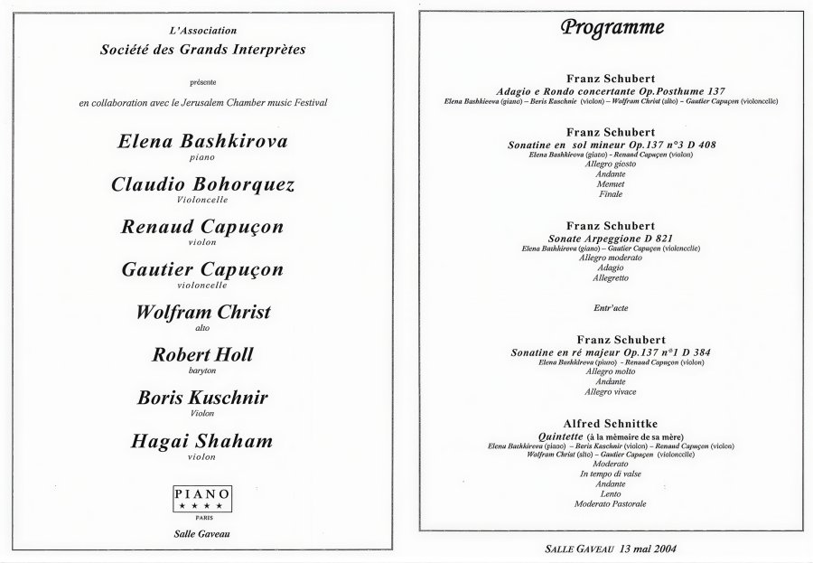 Poster & Programme