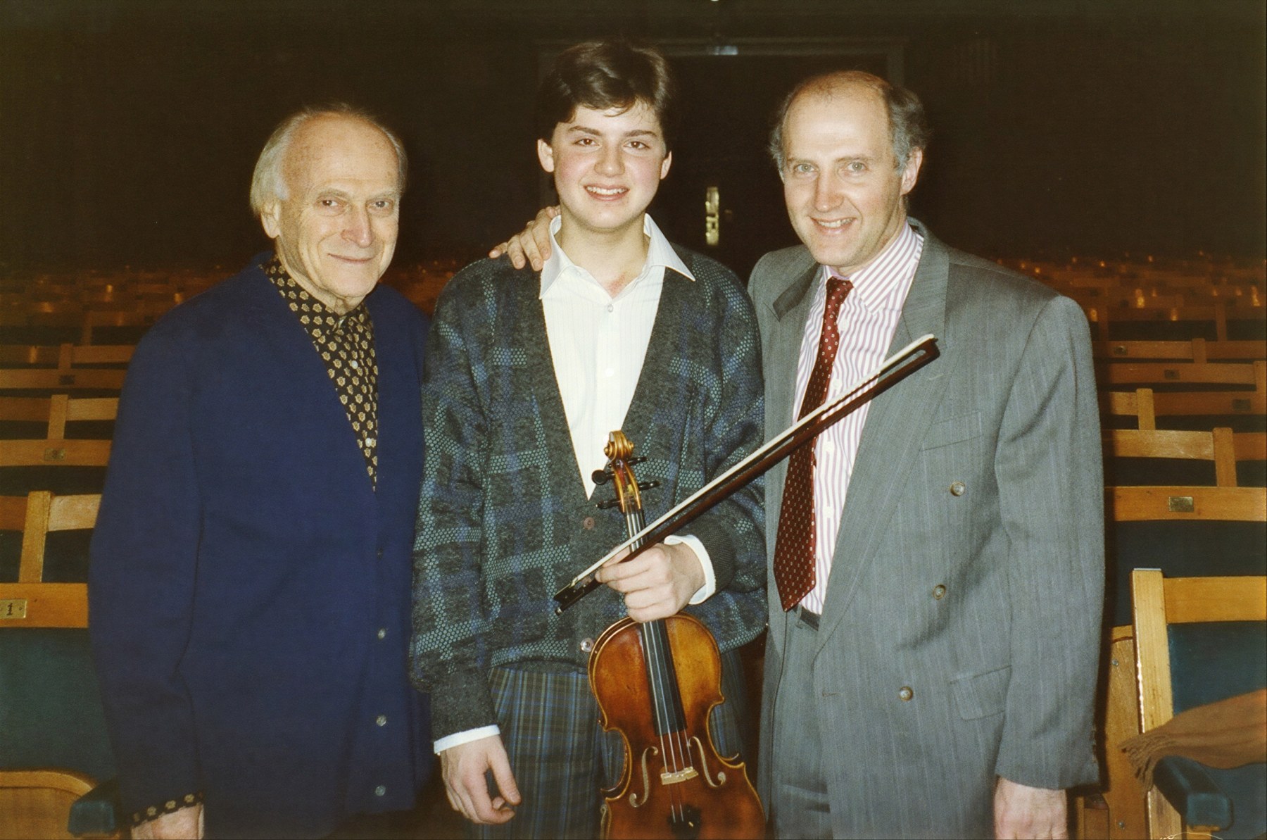 Sir Yehudi Menuhin, Julian Rachlin, Boris Kuschnir