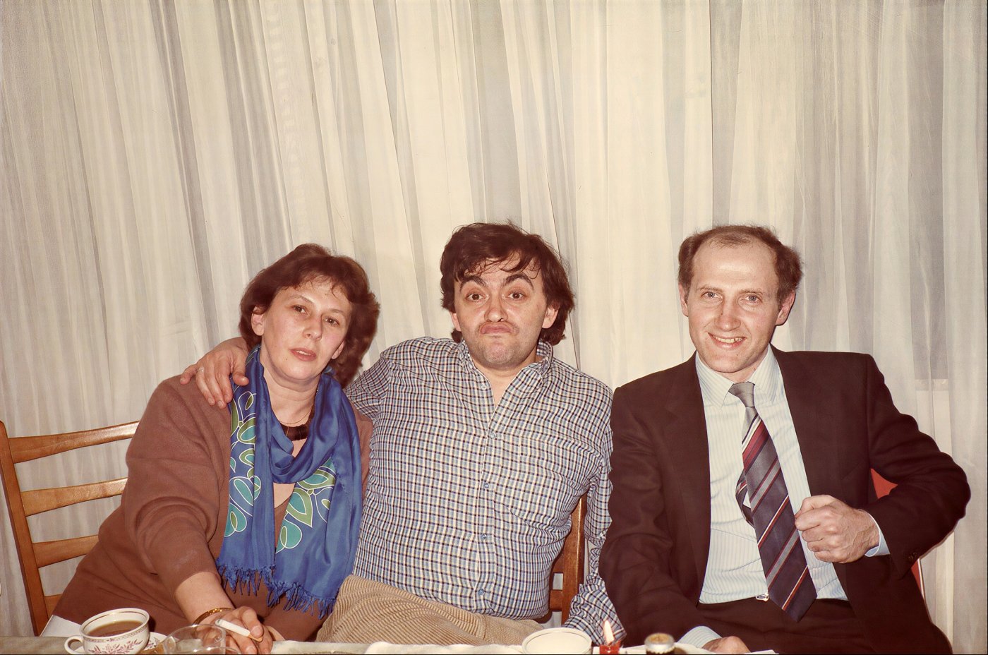 Zino Vinnikov and his wife, Boris Kuschnir