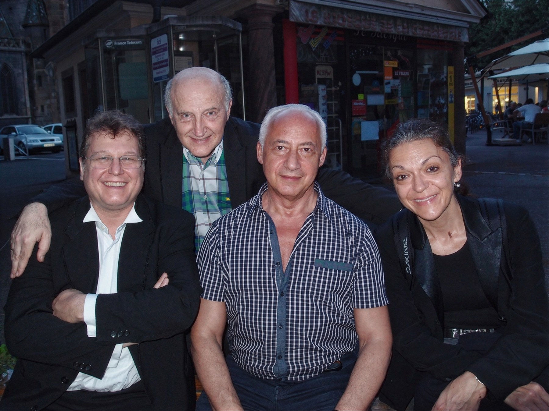 Orfeo Mandozzi, Boris Kuschnir, Vladimir Spivakov, Jasminka Stancul