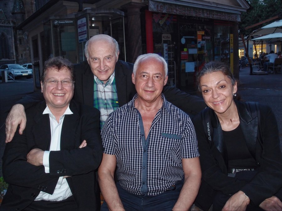 Orfeo Mandozzi, Boris Kuschnir, Vladimir Spivakov, Jasminka Stancul