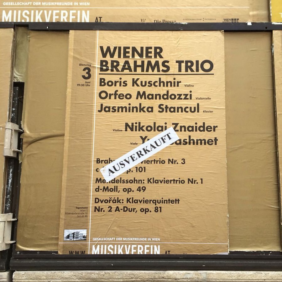 Wiener Brams Trio – Musikverein Wien, 2014
